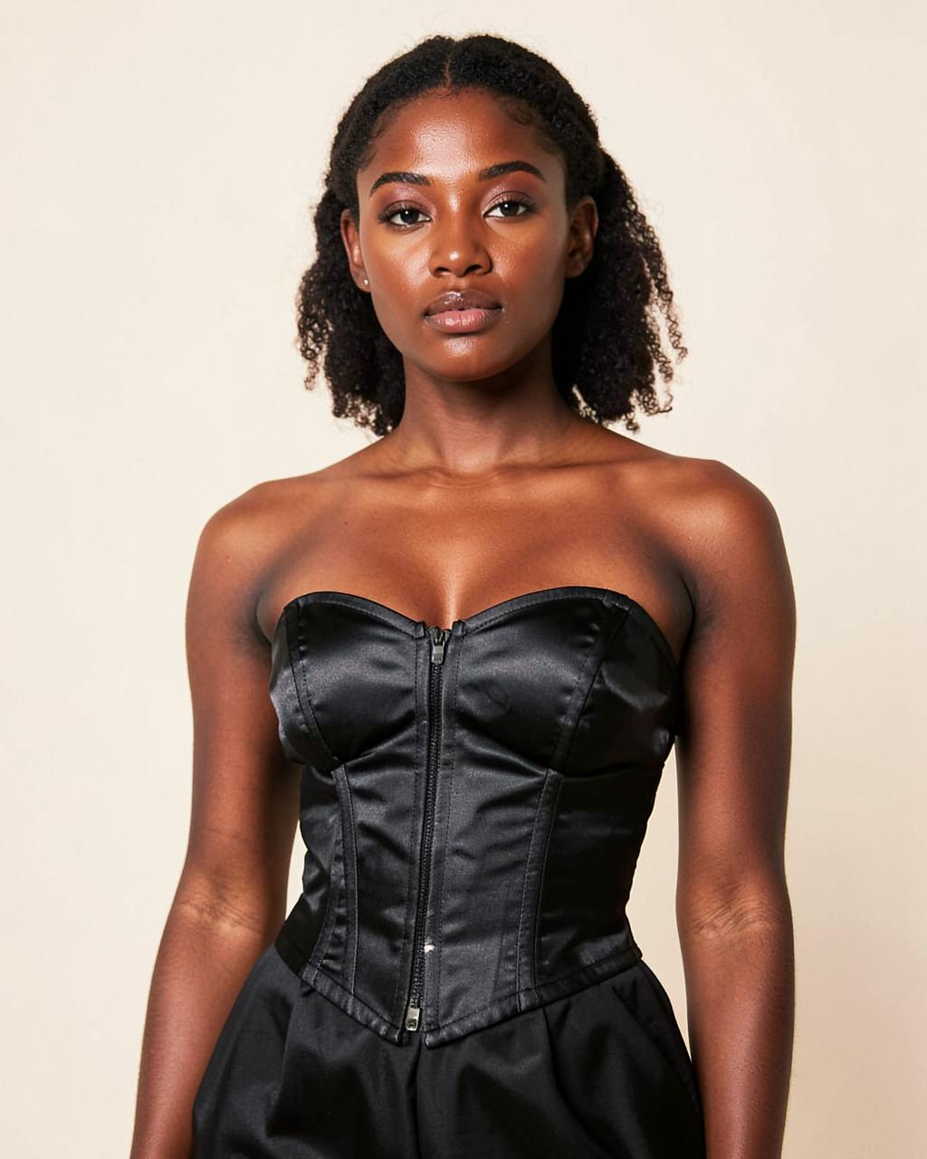 Satin Corset Top